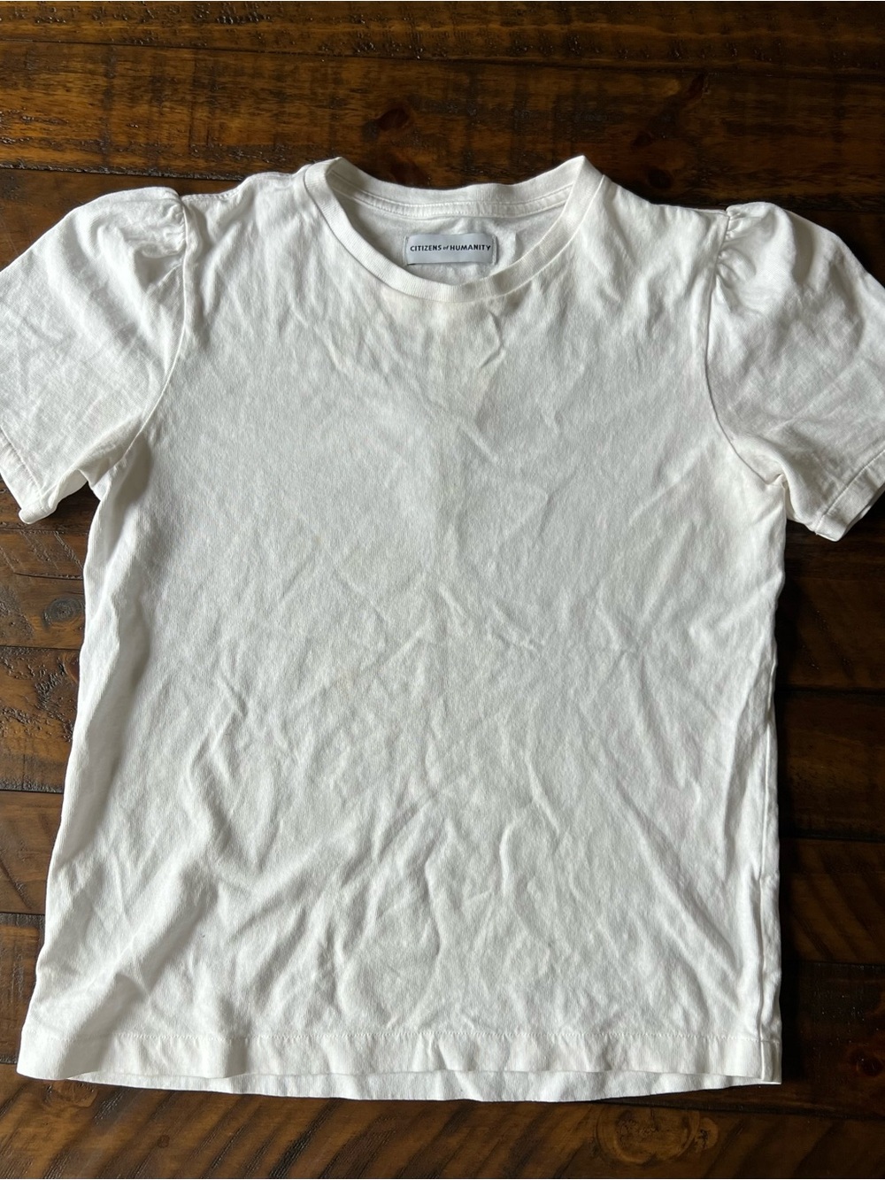 Citizens of Humanity Off-White Crewneck Tee